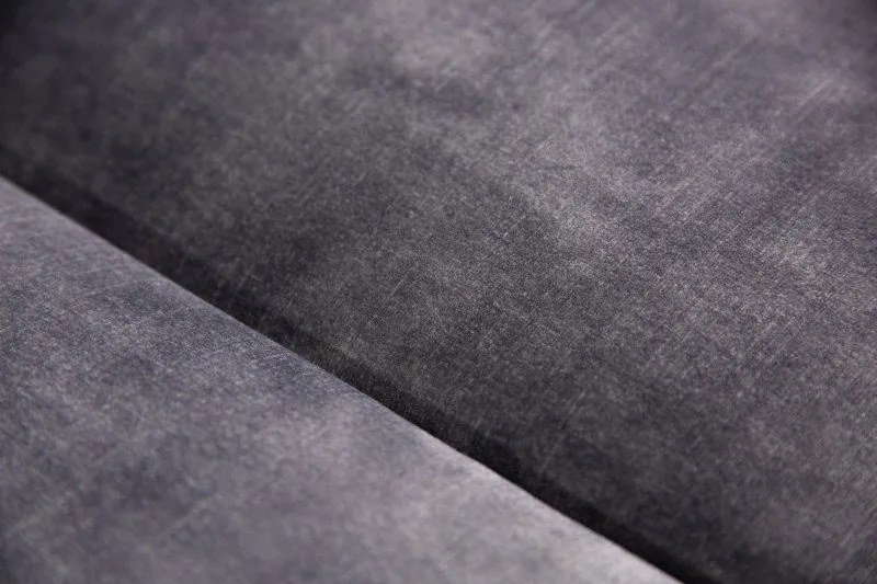 Canapea fixa eleganta Modern Barock 240cm, gri inchis