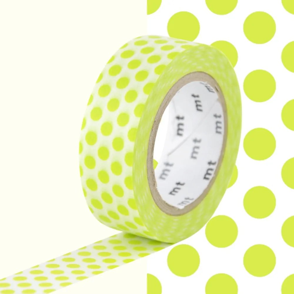 Bandă decorativă Washi MT Masking Tape Laetiita, rolă 10 m