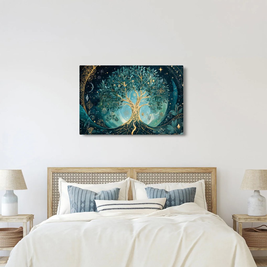 Tablou – Arborele vieții în univers (90x60 cm)