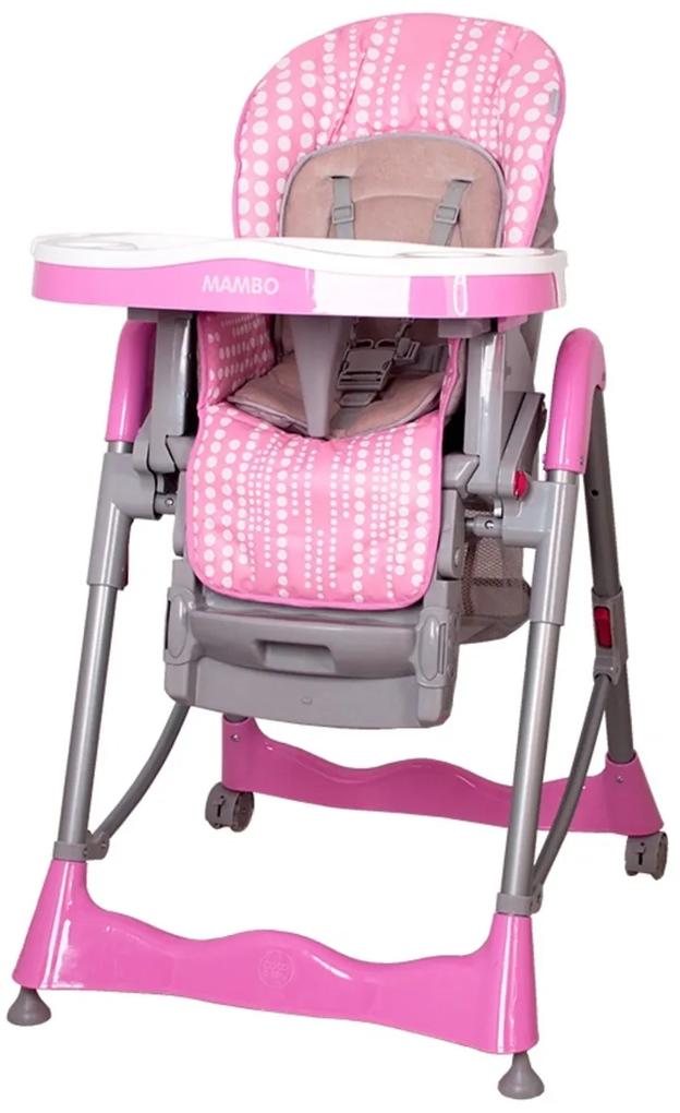 Scaun de masă Coto Baby Mambo 2019 - Balon roz