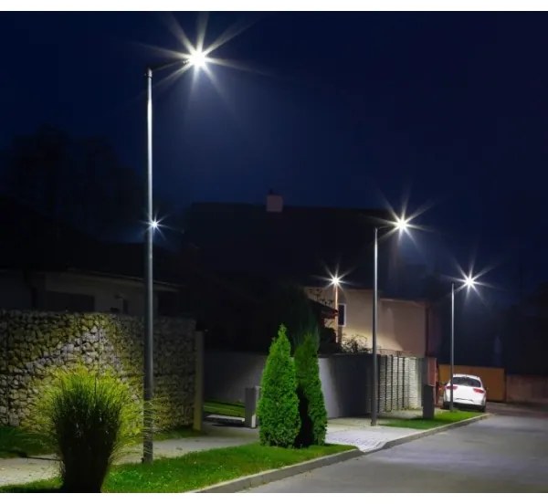 Lampă stradală solară LED cu senzor STREET LED/15W/7,4V 4000K IP65 5400 mAh