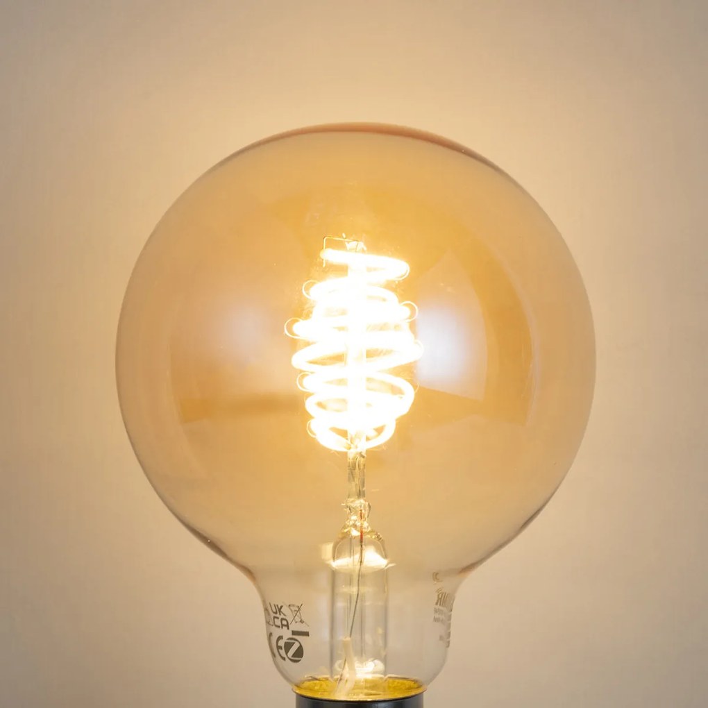 Bec inteligent E27 LED reglabil G95 4.9W 320 lm 2500K Zigbee