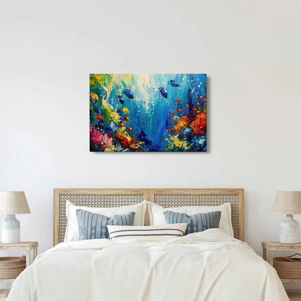 Tablou - Pictura lumii subacvatice (90x60 cm)