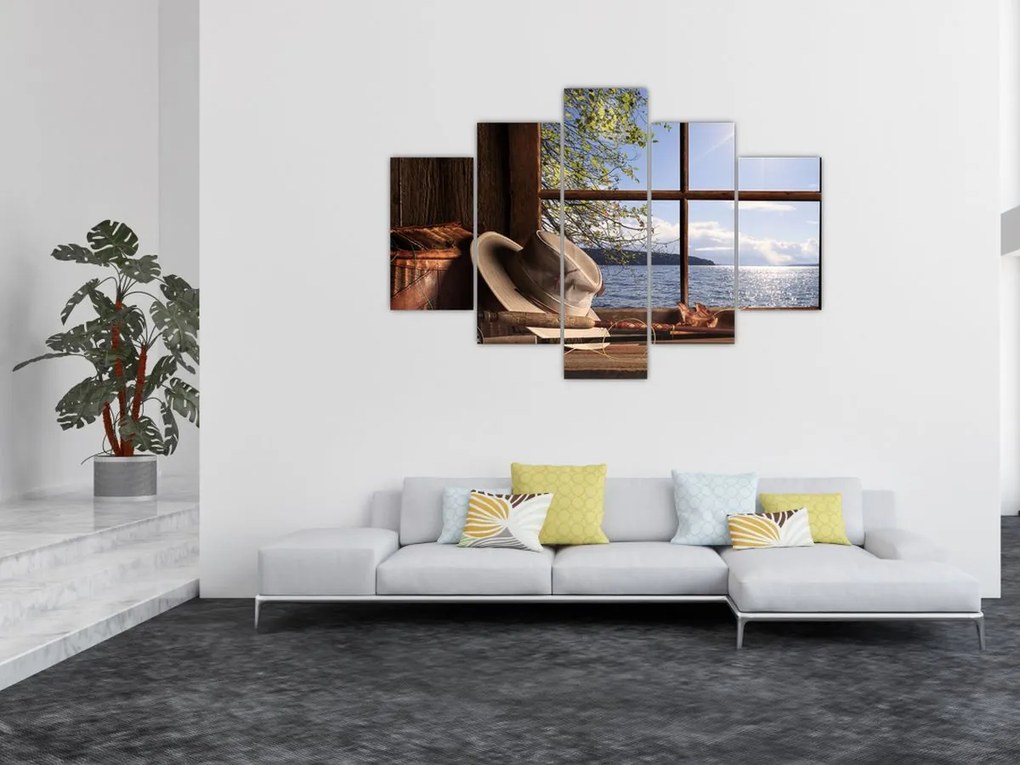 Tablou - Echipament de pescuit (150x105 cm)