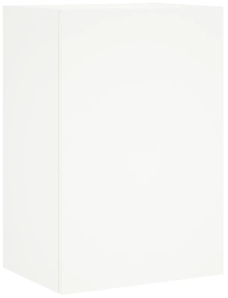 836910 vidaXL Comodă TV de perete, alb, 40,5x30x60 cm, lemn prelucrat