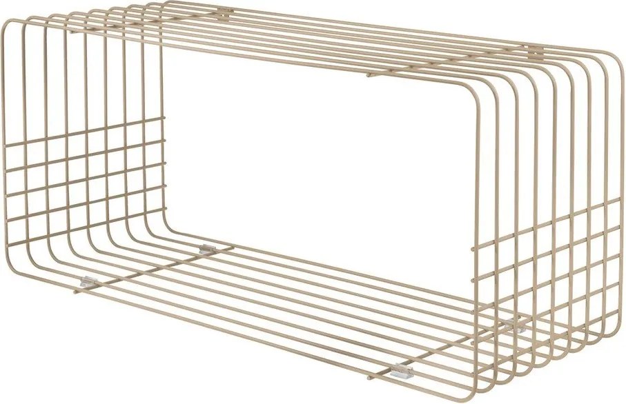 Raft bej etajat din metal 70 cm Wire – Mette Ditmer Denmark
