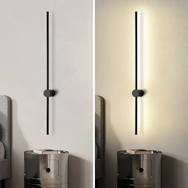 Brilagi - Aplica LED de exterior AURA LED/20W/230V 3000K IP54 negru