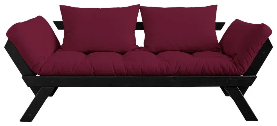 Canapea variabilă Karup Design Bebop Black/Bordeaux