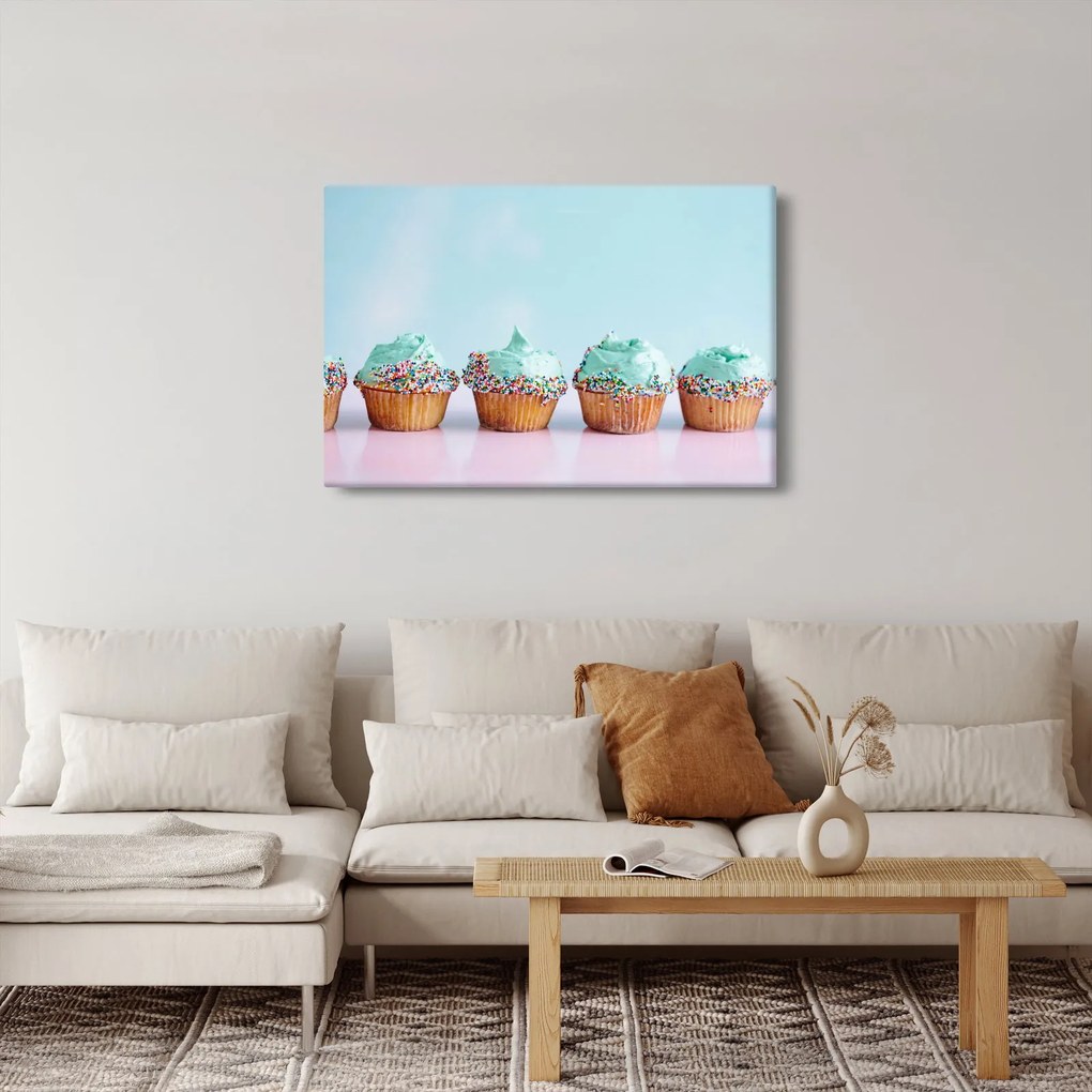 Tablou cu cupcakes (90x60 cm)