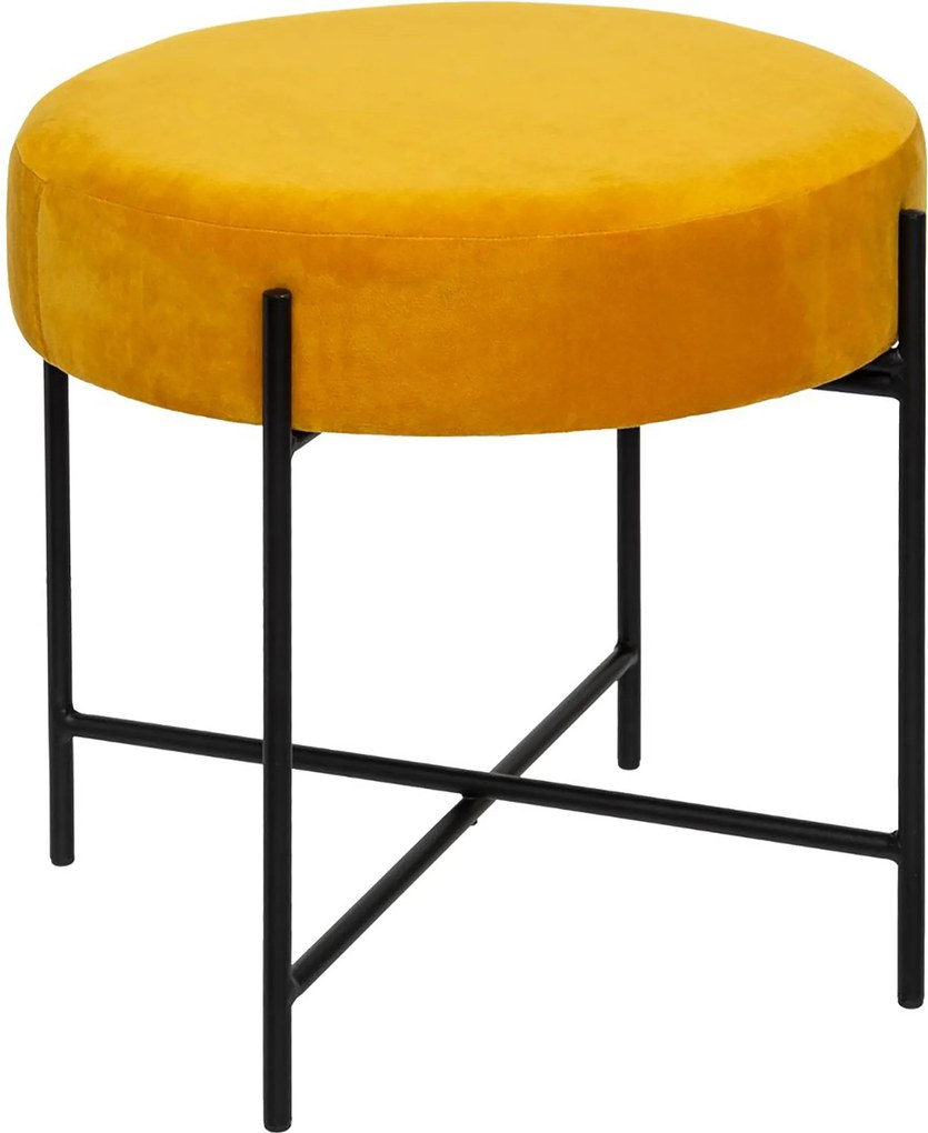 Taburet catifelat ARTY, 47 cm