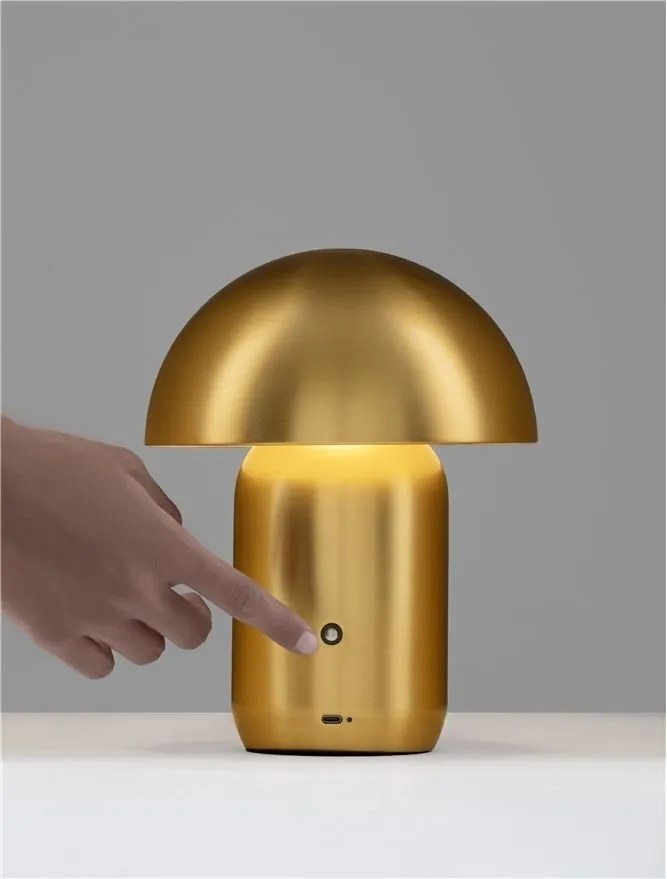Veioza LED design decorativ POIS aurie, NVL-9050170