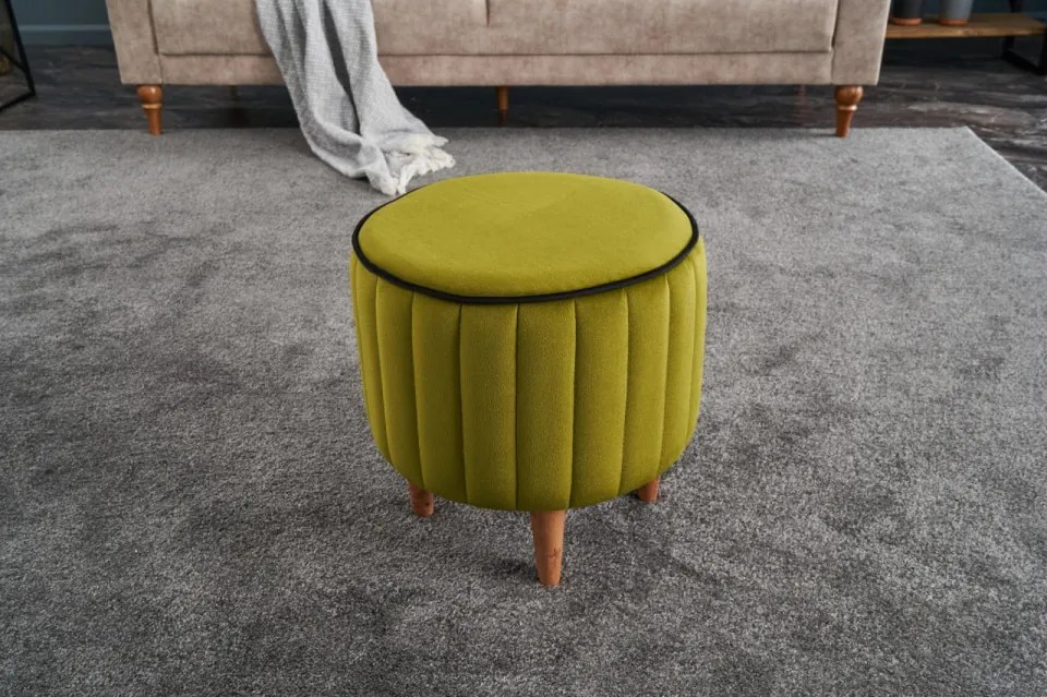 Taburet Lindy Puf, Verde