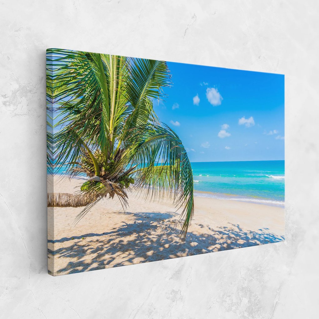 Tablou Canvas, 90x140cm, Dormitor si Living, Peisaje, Plaje, Tropical Beach View