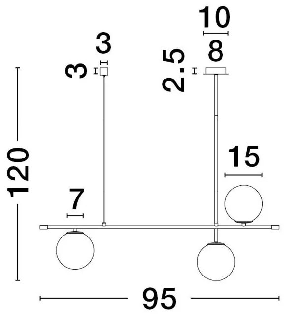 Lustra suspendata design modern GITCHI