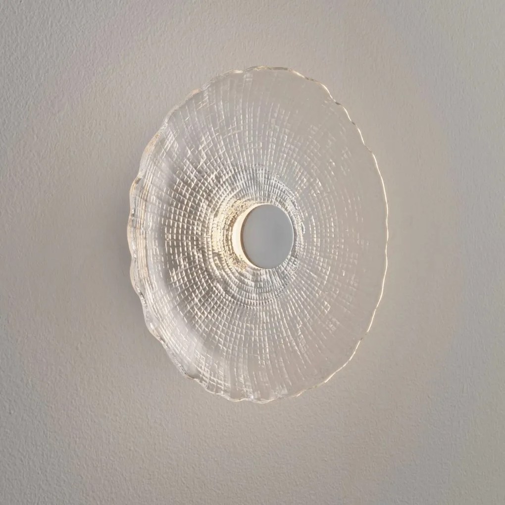Aplica de perete LED, otel cromat si sticla SADIE