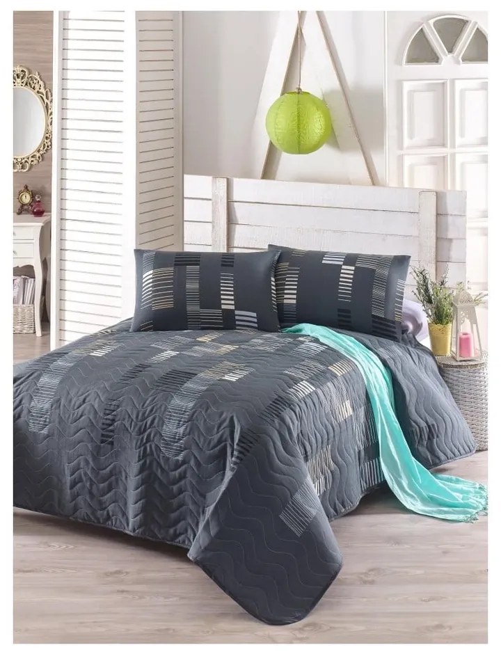 Set cuvertură și 2 huse de pernă Eponj Home Tracy, 200 x 220 cm