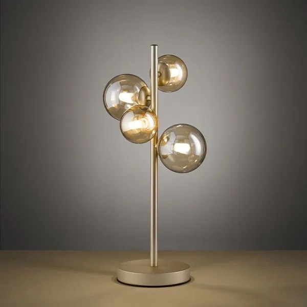 Lampă LED de masă 4xG9/3W/230V aurie Wofi 8014.04.14.9000