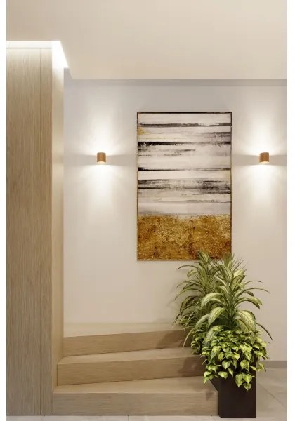 Spot de perete Sollux Sl.1181 ORBIS 1xGU9/8W/230V auriu