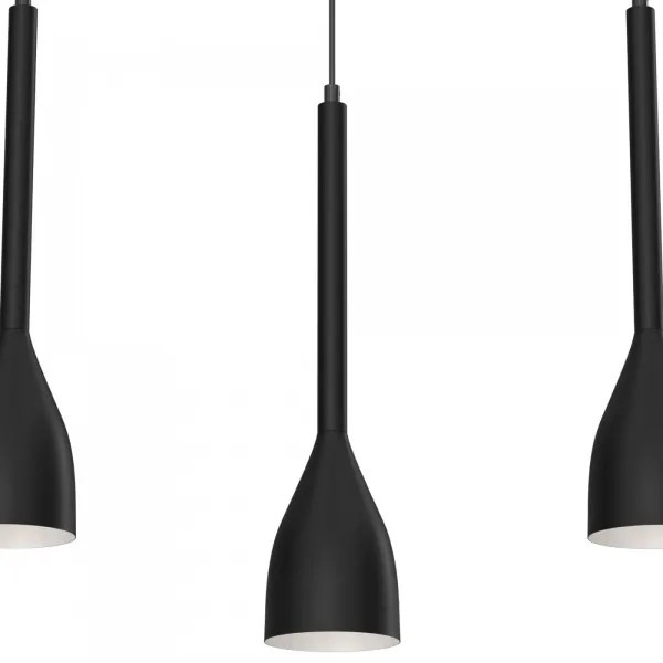 Lustră pe cablu ISTAPPAR 3xE27/60W/230V neagră