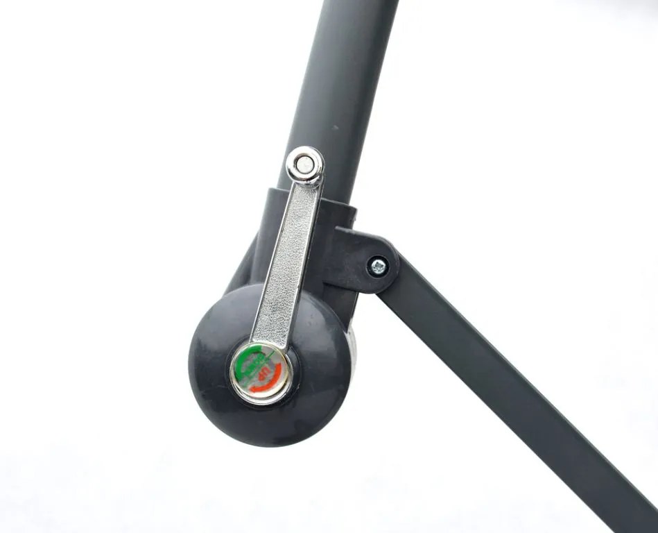 Umbrelă de grădină metalică 270 cm - teracotă