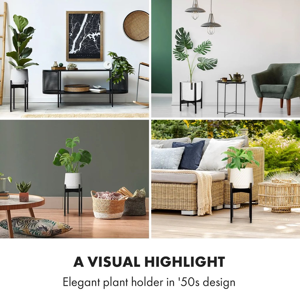 Zeist, suporturi pentru flori, 2 înălțimi, combinabile, design plug-in, naturale