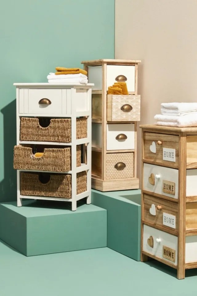 Dulap cu 4 sertare, 26 x 32 x 80 cm, Sierra Yes