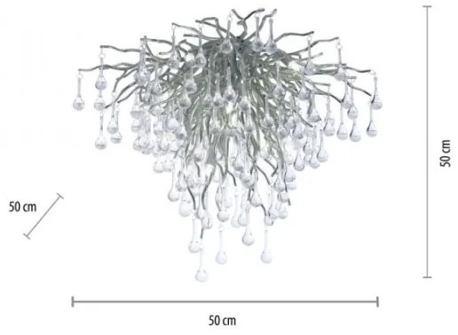 Lustră aplicată Paul Neuhaus 8091-55 ICICLE 9xG9/40W/230V