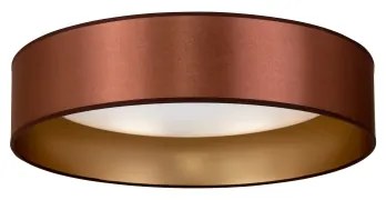 Plafonieră LED Duolla ROLLER LED/24W/230V d. 45 cm cupru/auriu