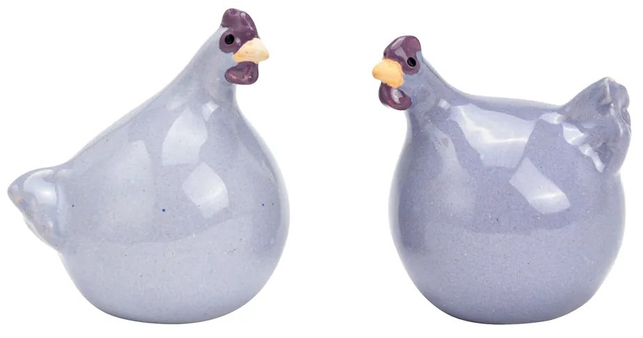 Pui ceramic LILAC CHICKEN mov - mai multe dimensiuni Marime: L