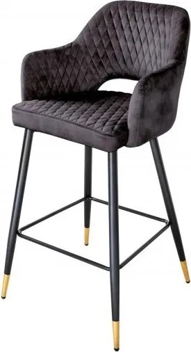 Set 2 scaune de bar Paris antracit