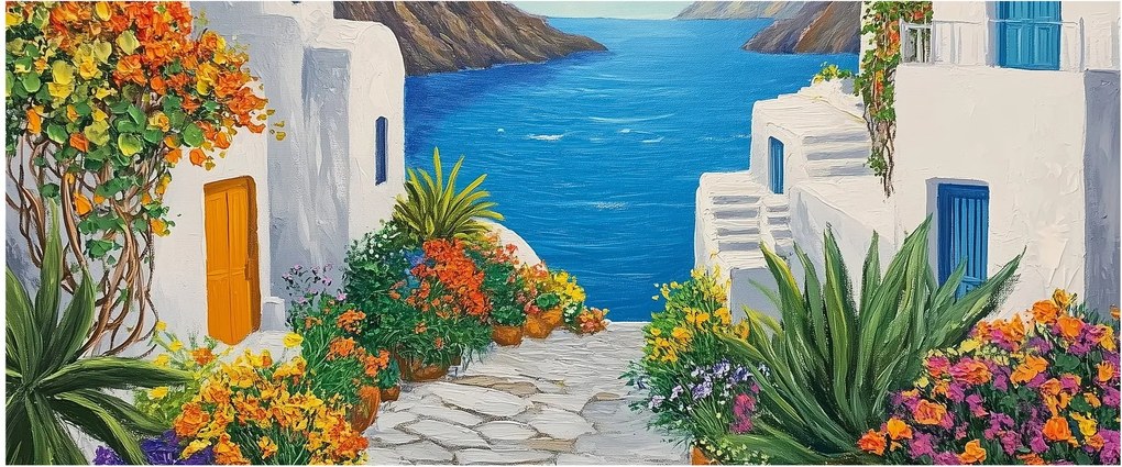 Tablou - Alee grecească (120x50 cm)