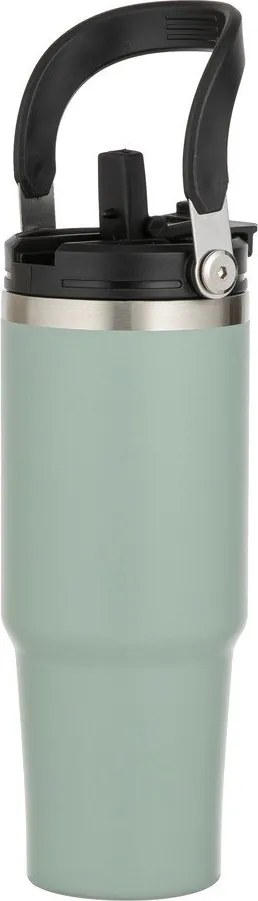 Sticlă verde salvie de călătorie din oțel inoxidabil 1 l Eco – Ladelle