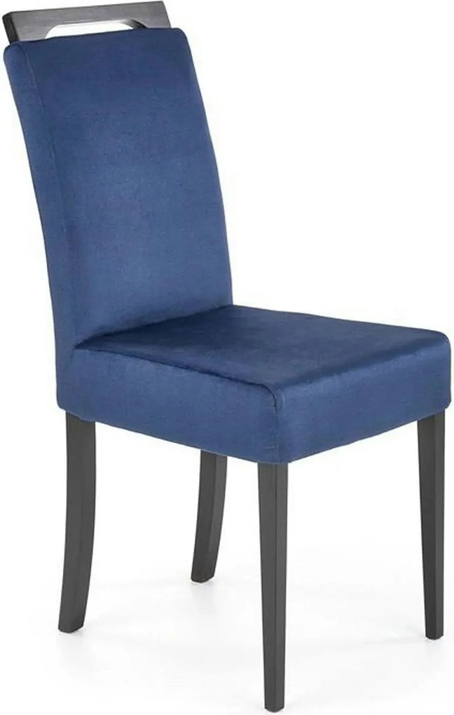 Scaun CLARION 2, negru/albastru, 42X58X97 cm