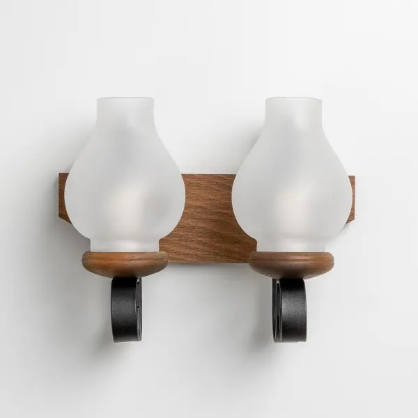 Aplică Brilagi QUEEN 2xE14/40W/230V fag/nuc