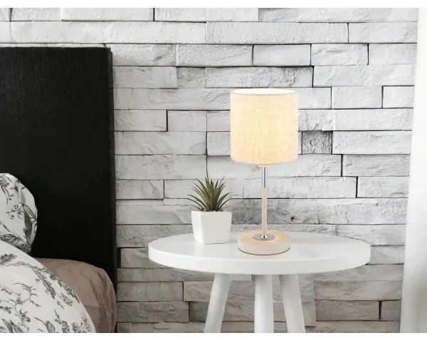 Globo 15968T - Lampă de masă DELEON 1xE14/40W/230V