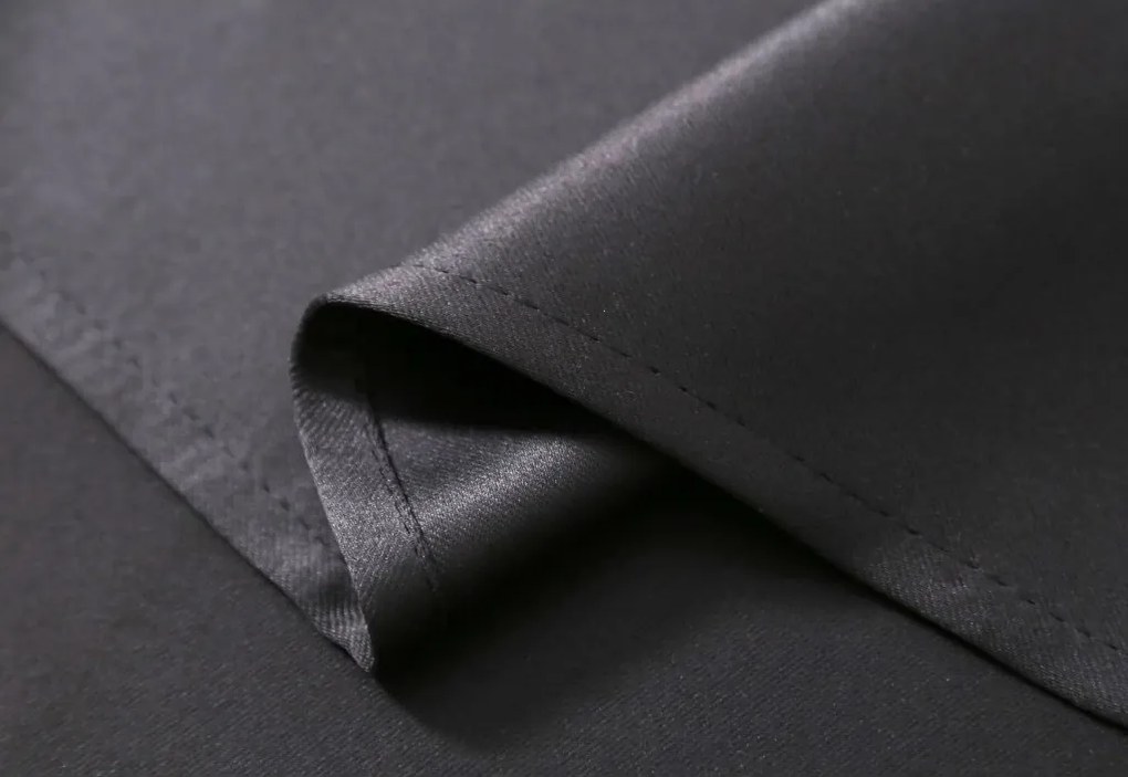 Perdea OXFORD LIGHT 140x270 cm, negru Agatat: Rejansa