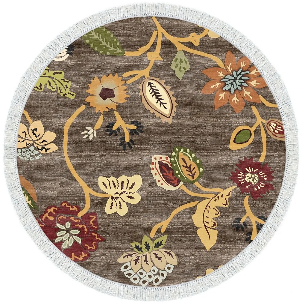 Covor, Mu176, 160x160 cm, Cafeniu