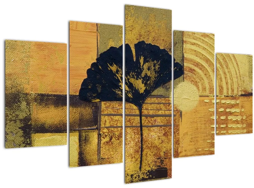 Tablou - Frunza ginkgo (150x105 cm)
