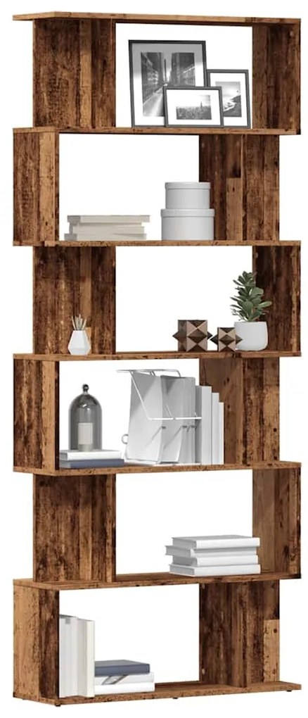 vidaXL Dulap cu cărți din lemn vechi 80x24x192 cm lemn prelucrat