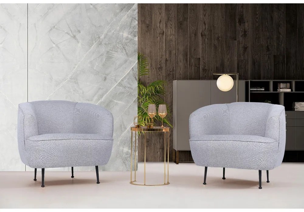 Fotoliu gri Piccoli – Artie