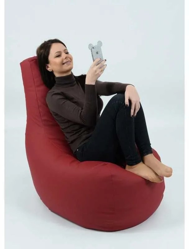 Fotoliu tip Scaun Sunlounger EVO, Material Piele ecologica - Roz