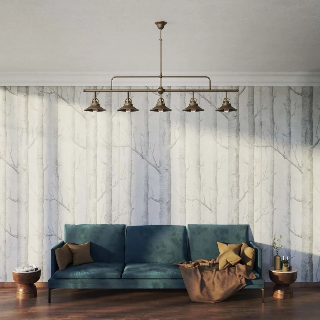 Lustra stil industrial din alama personalizabila Alice