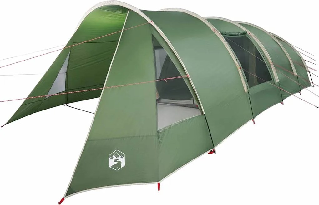 vidaXL Cort Tunel pentru 6 Persoane Verde și alb 778 x 356 x 210 cm