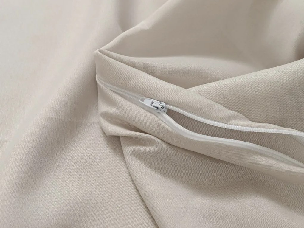 Pilota matlasata de vara 140x200 cm cu husa pentru perna SUMMER 45x75 cm, bej