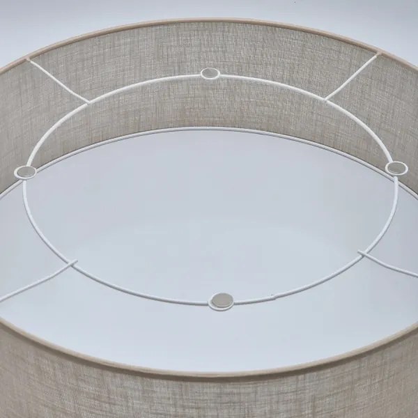 Plafonieră SIRJA 2xE27/60W/230V, Ø 45 cm, bej