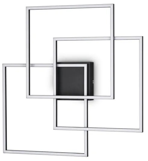 Lustra LED aplicata design geometric FRAME PL QUADRATO nergru