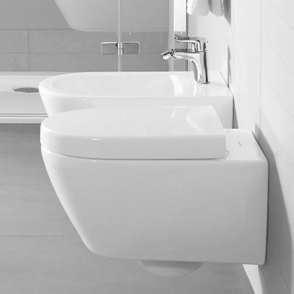 Capac Wc soft close alb, model clasic, Villeroy  Boch Subway 2.0 Alb, classic