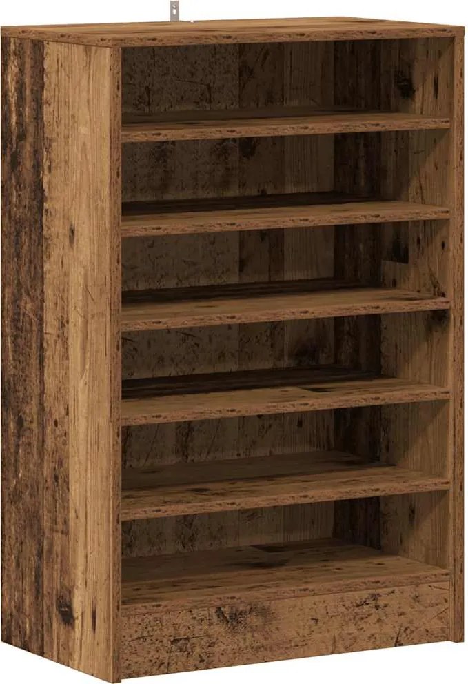 vidaXL Pantofar, lemn vechi, 60x35x92 cm, lemn prelucrat