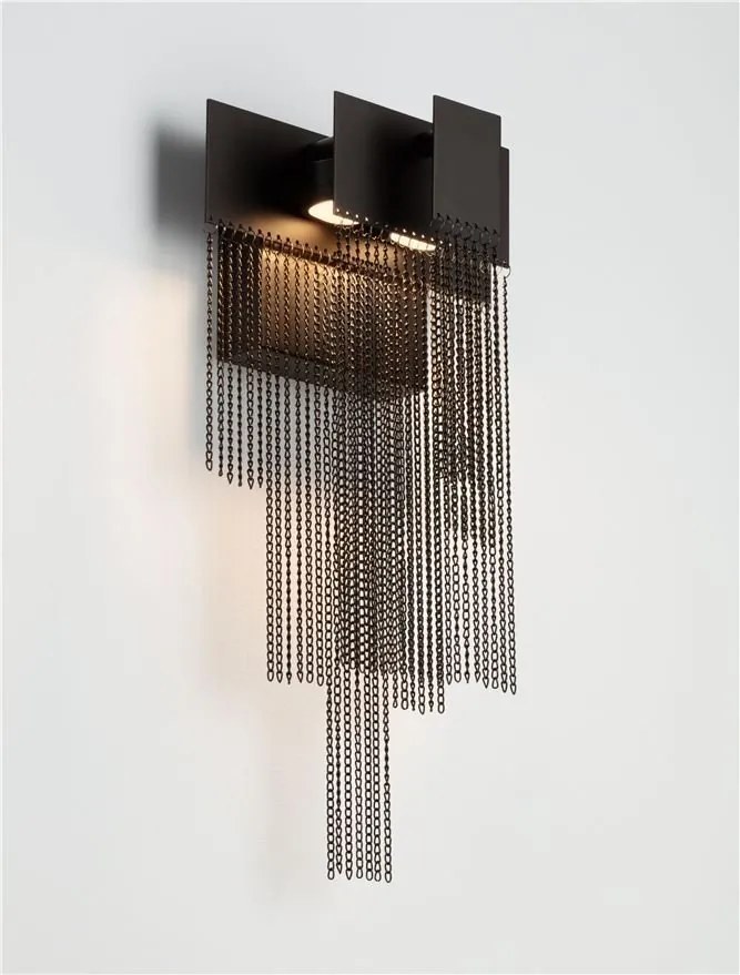 Aplica LED design modern REVIA negru