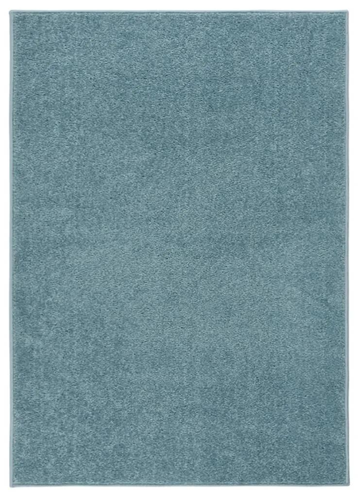 Covor cu fire scurte, albastru, 120x170 cm Albastru, 120 x 170 cm